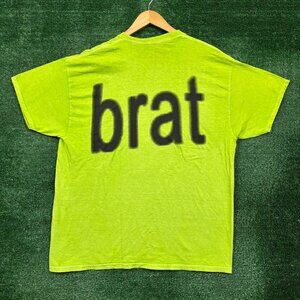 Charli XCX Brat Hyperpop Album T-Shirt Size Large